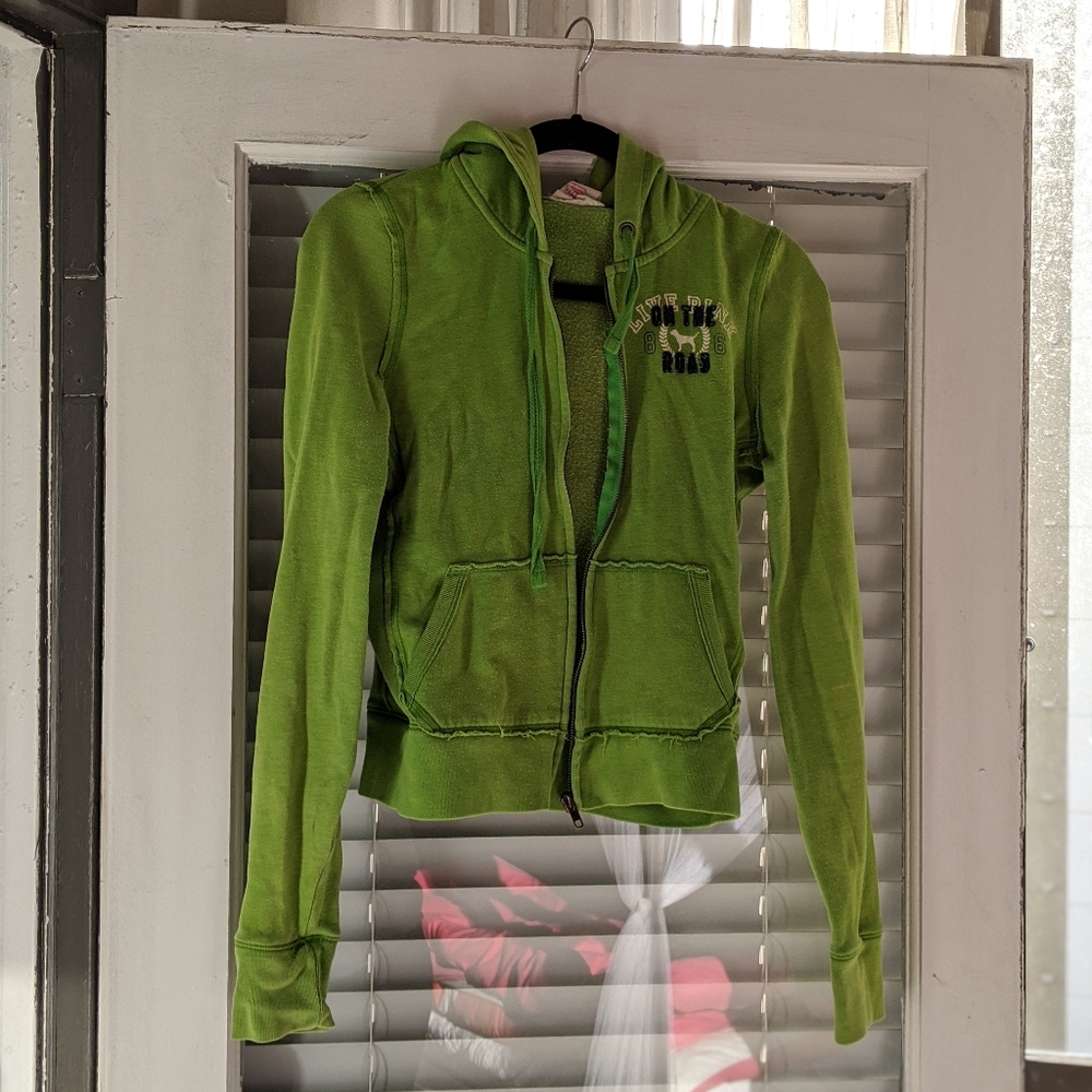 Green Victoria's Secret Pink! Jacket, Size M